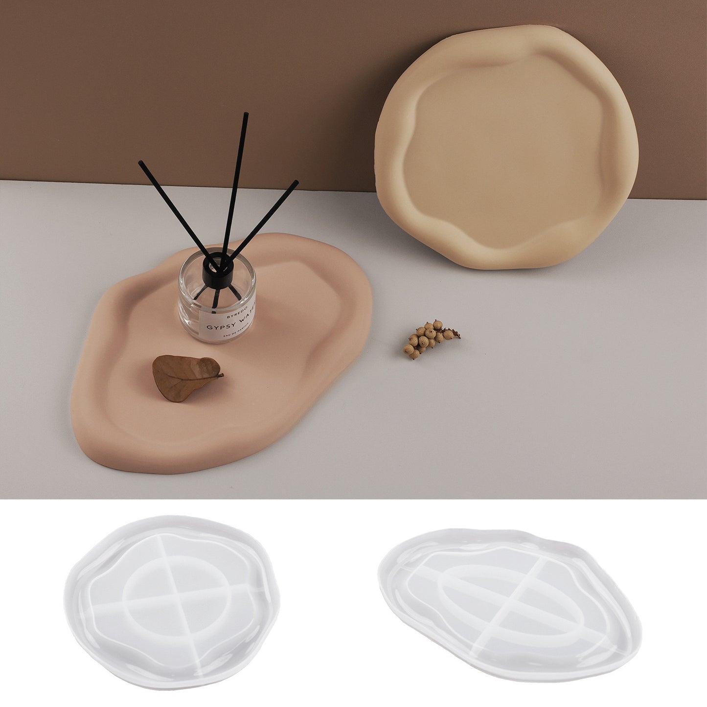 Cloud Trinket Tray Silicone Mold