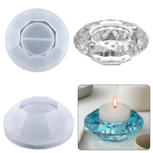 Diamond Tealight Candle Holder Silicone Mold