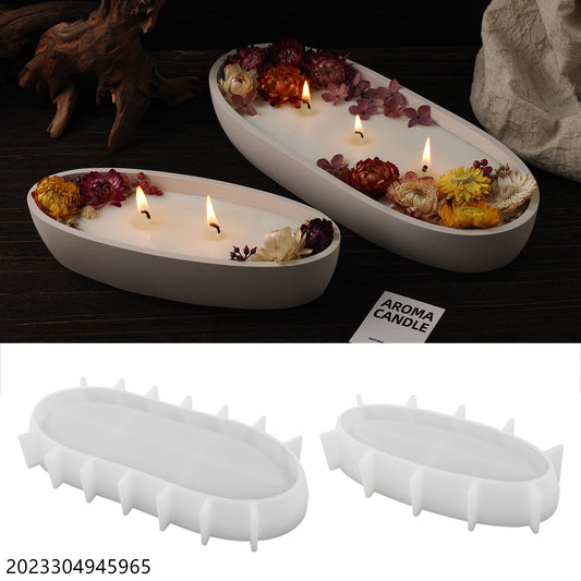 Canoe Candle Jar Silicone Mold