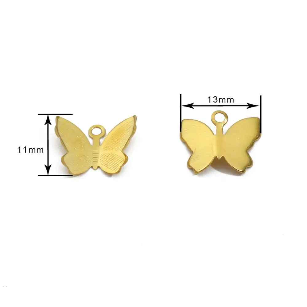 25pcs Butterfly Charms