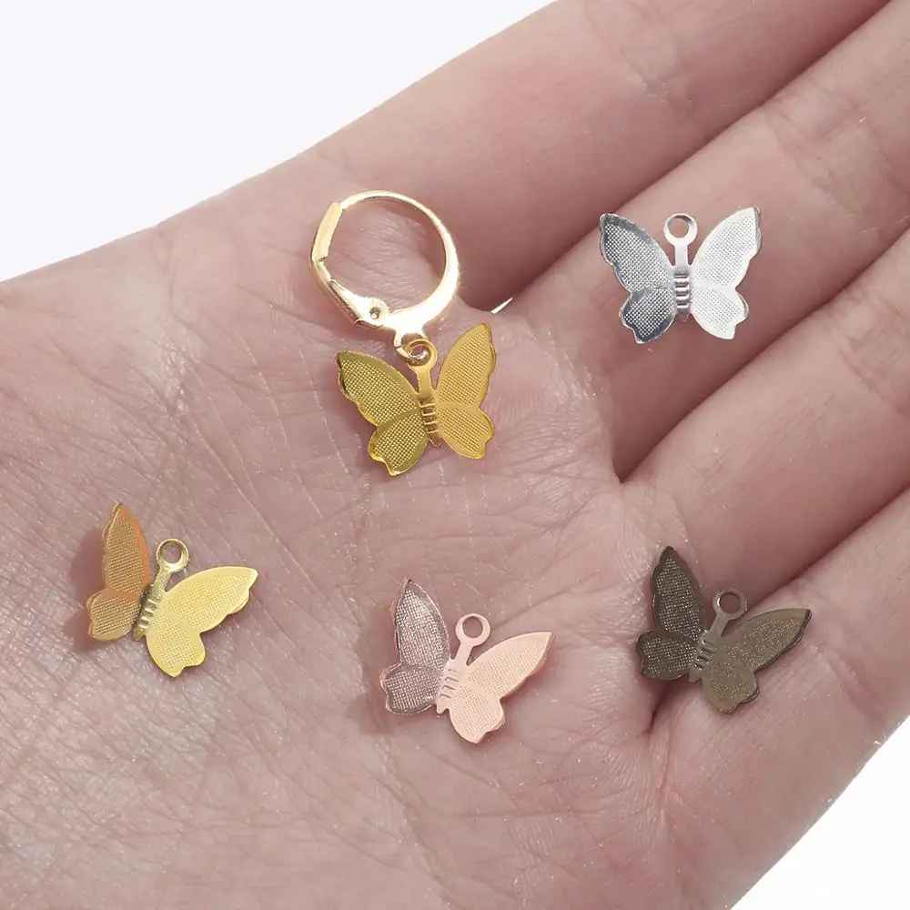 25pcs Butterfly Charms
