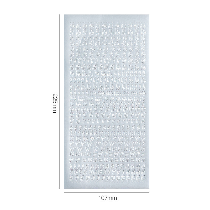Alphabet Sticker Sheet