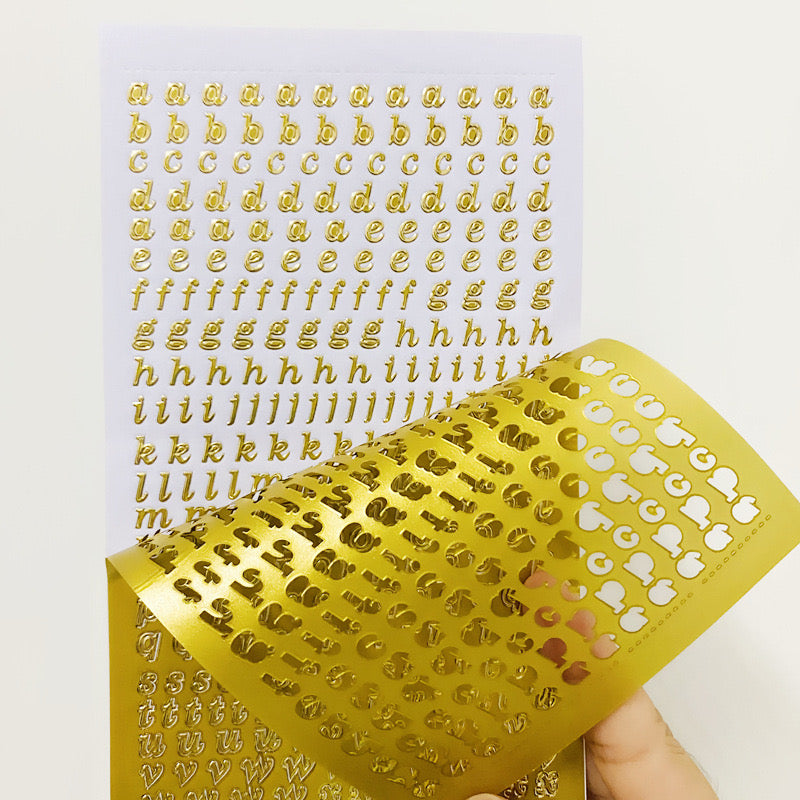 Alphabet Sticker Sheet