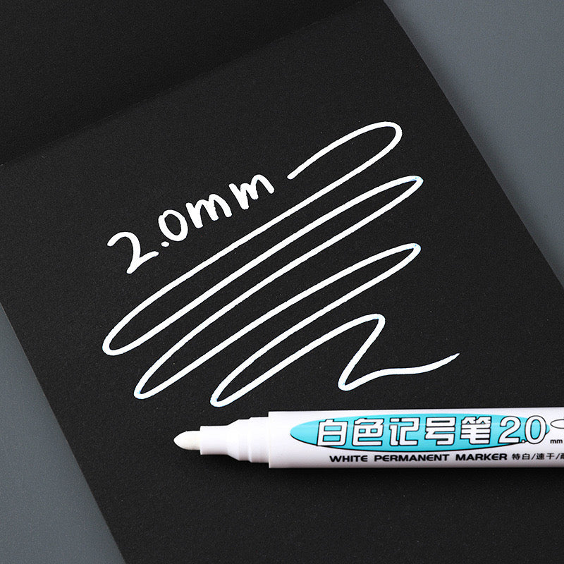White Water Proof Permanent Marker