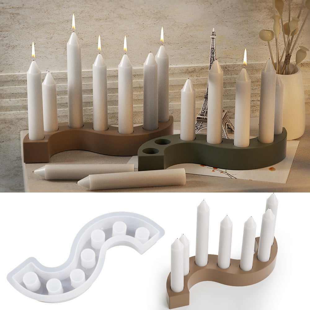 Candle Holder Silicone Mold