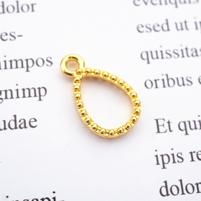 6pcs Mini Bezel Charms