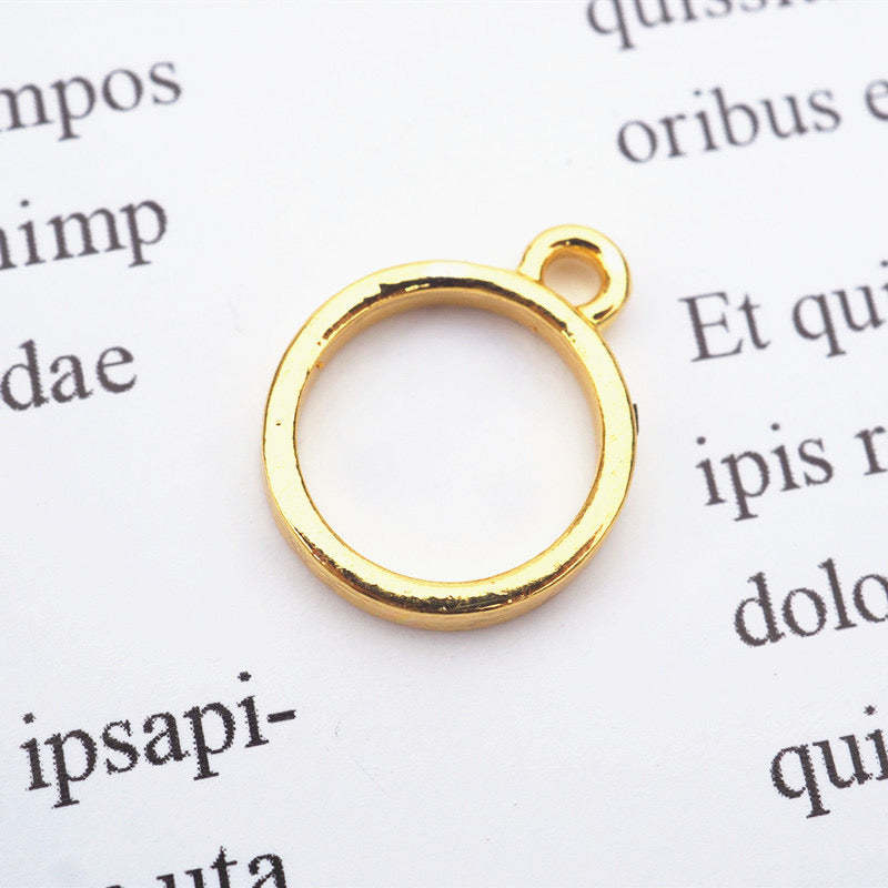 6pcs Mini Bezel Charms