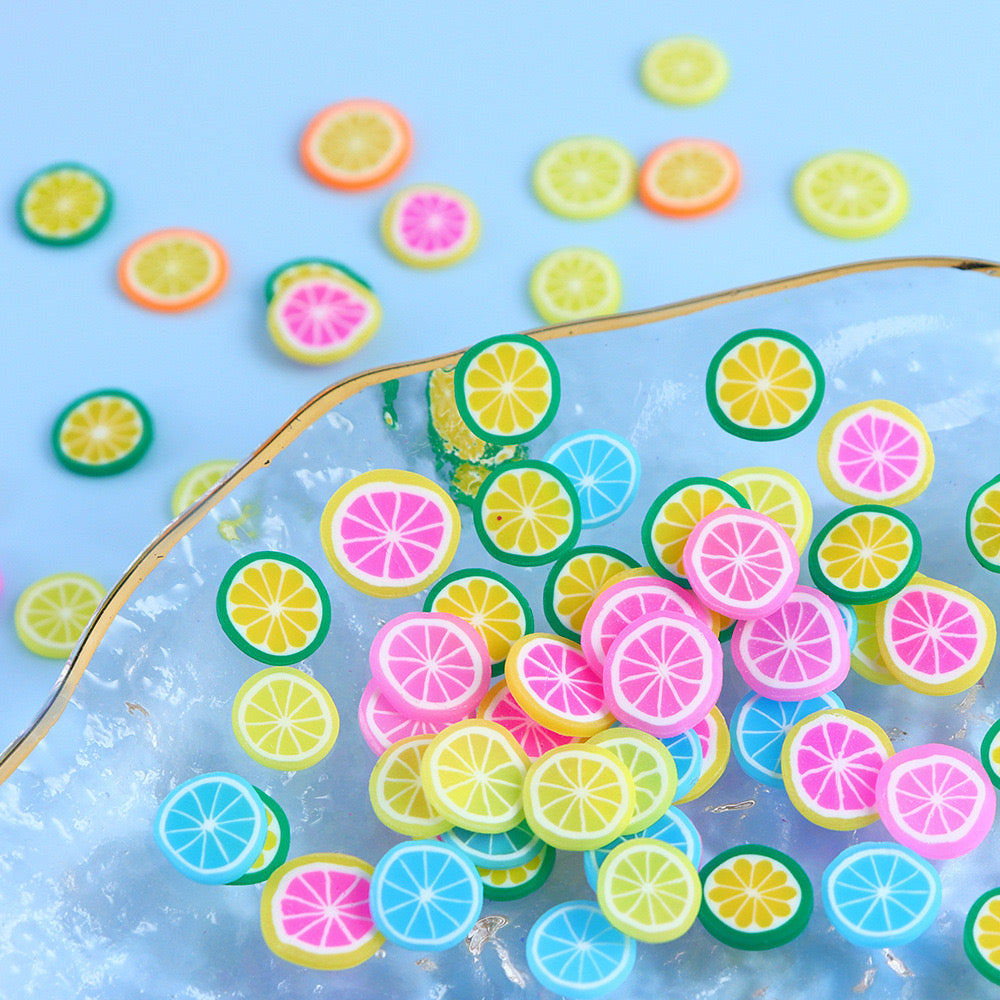 Fruit Polymer Clay Slices