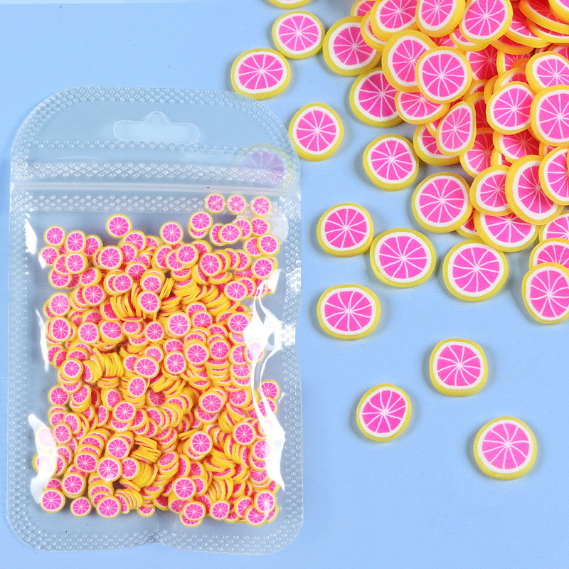 Fruit Polymer Clay Slices