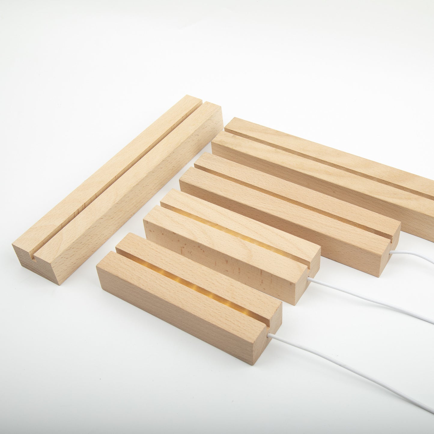 Wooden LED Display Base Light