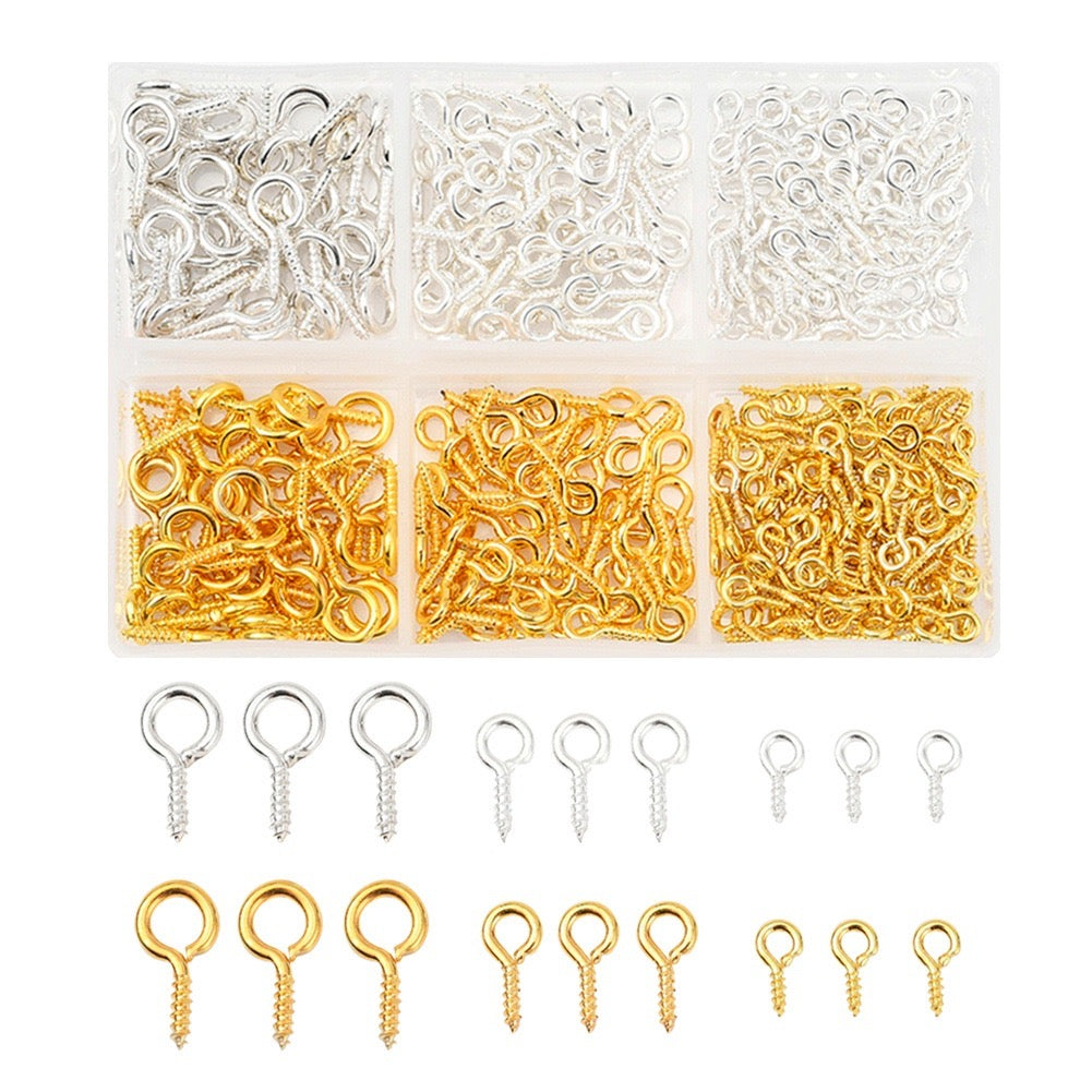 400pcs Eye screws