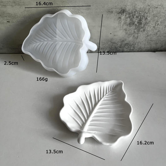 Leaf Shape Tray Silicone Mold