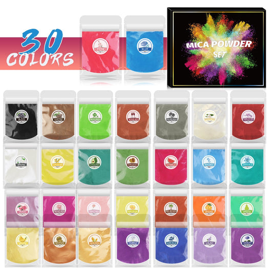 12-24pcs Mica Powder Pigment