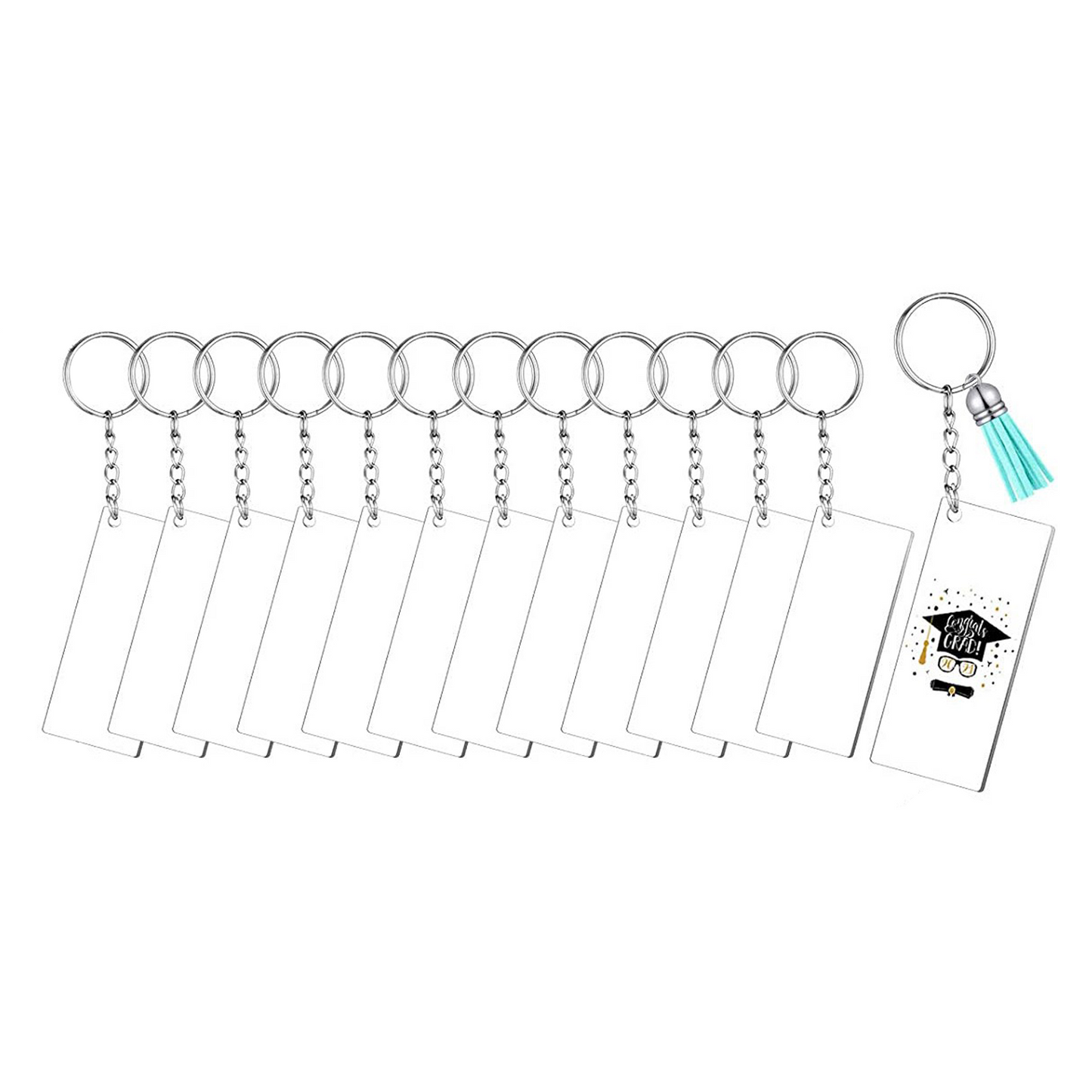 Acrylic Keychain Blanks