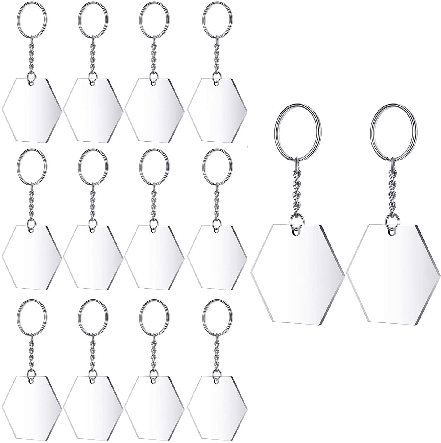 Acrylic Keychain Blanks