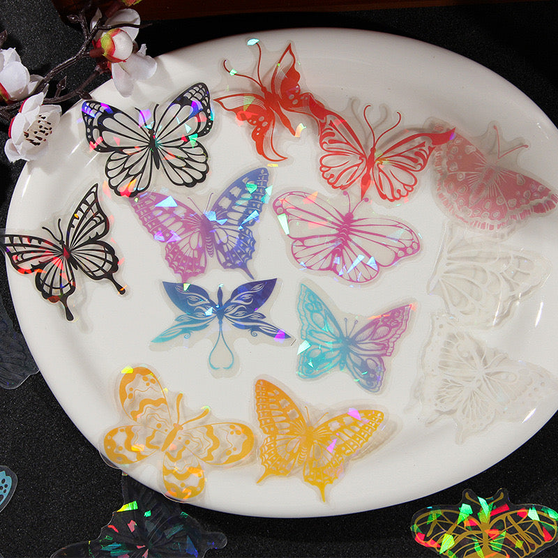 Crystal Butterfly Stickers