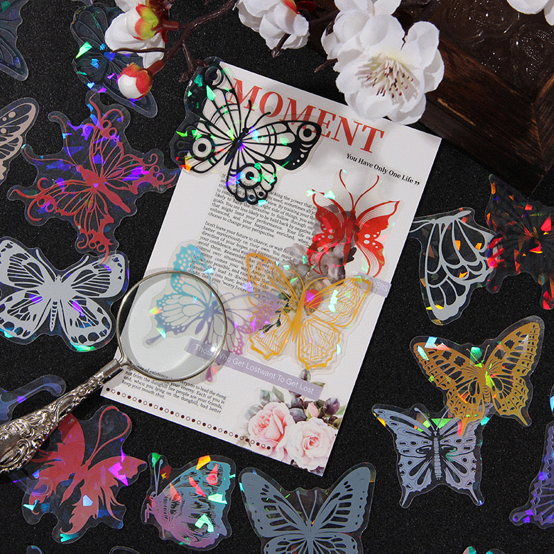Crystal Butterfly Stickers