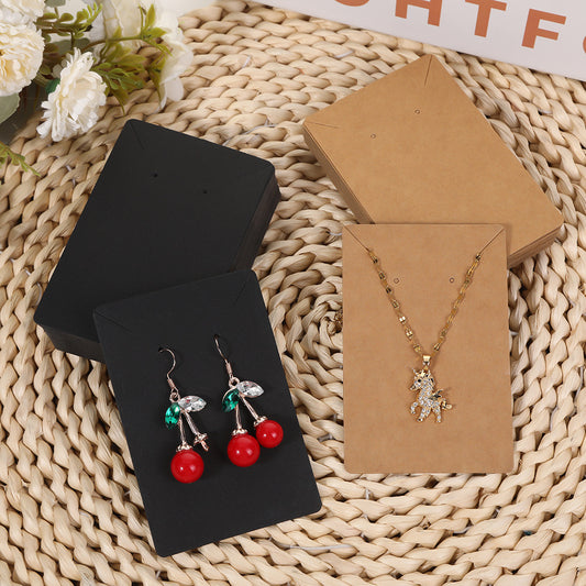 Earrings Necklaces Display Cards