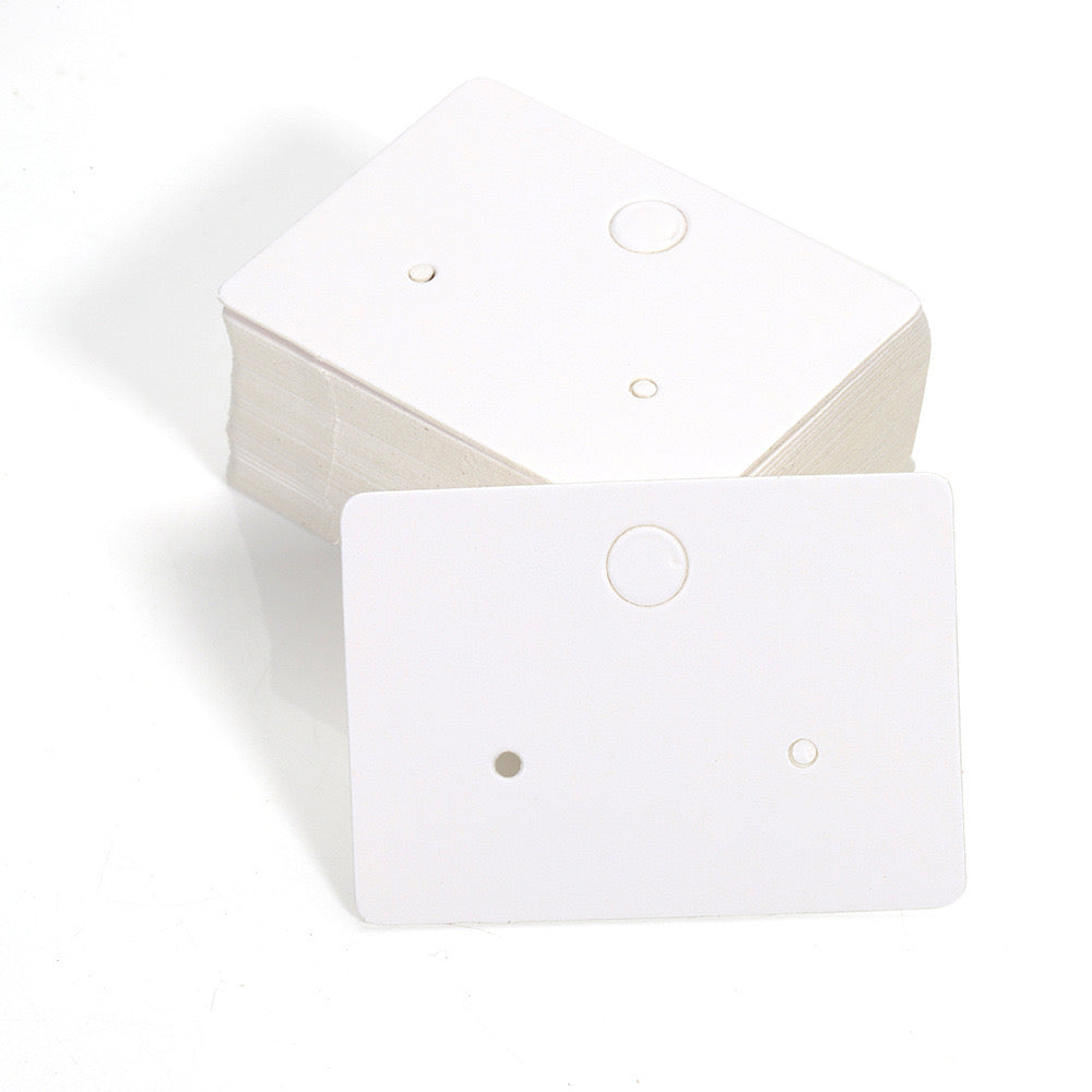 Stud Earrings Necklaces Display Cards
