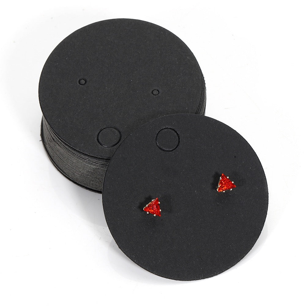 Stud Earrings Necklaces Display Cards