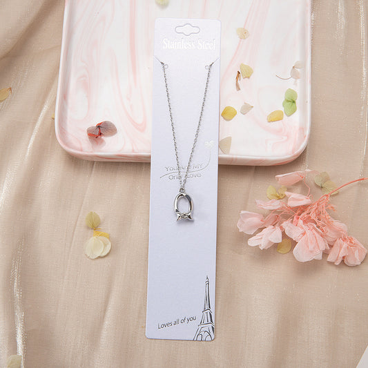 Necklace Display Long Card