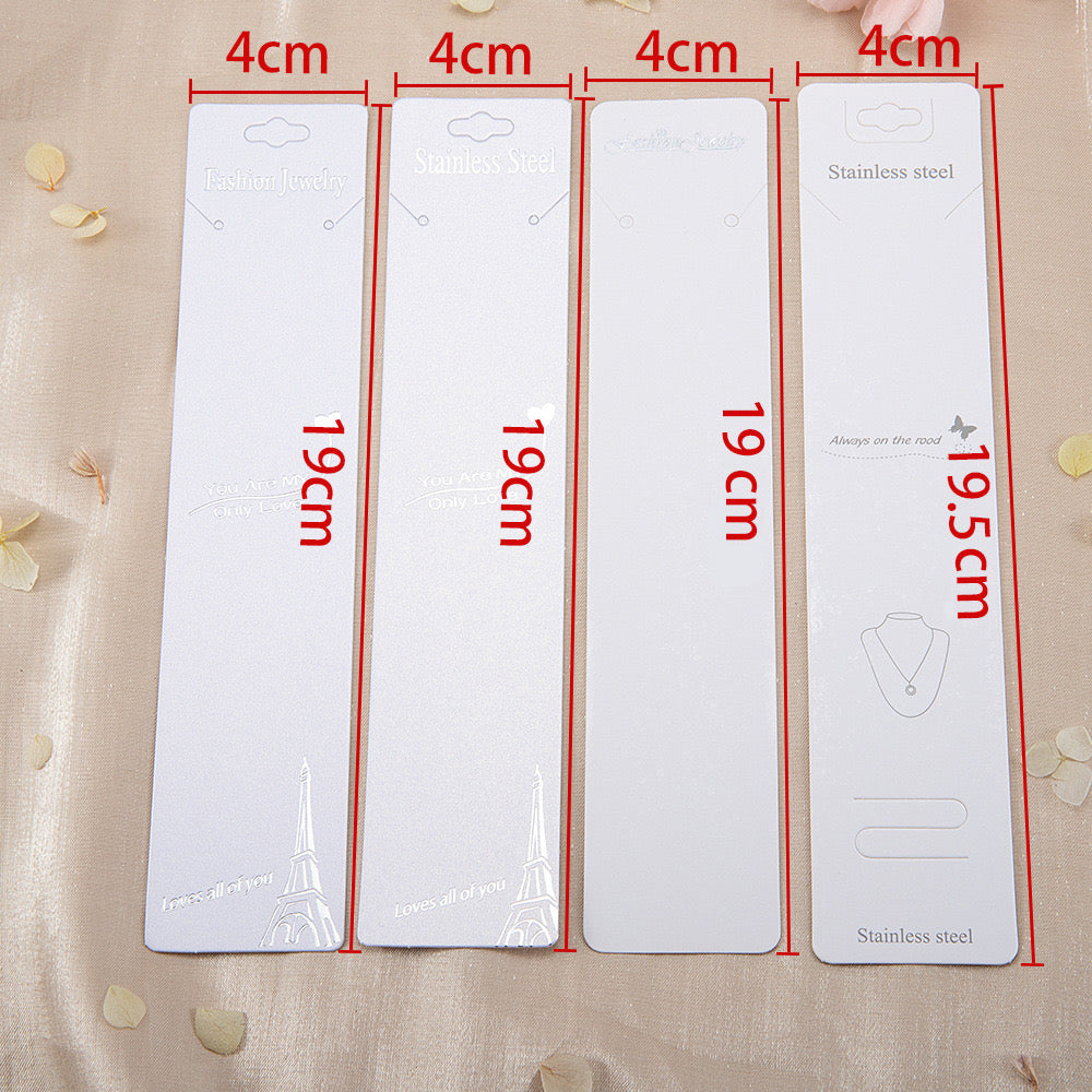 Necklace Display Long Card