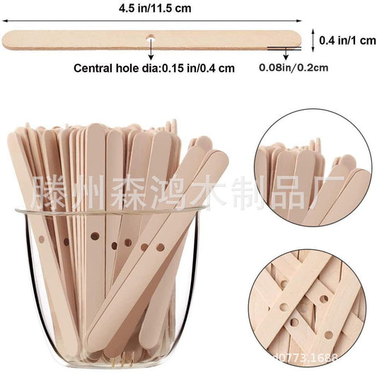 Candle Wooden Wick Holder