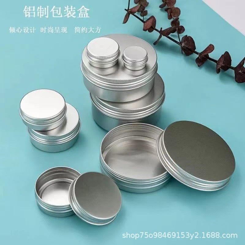 Aluminum Tin Candle Jar