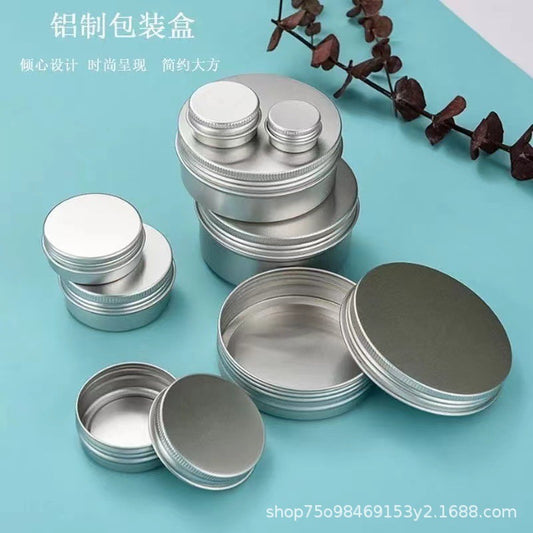 Aluminum Tin Candle Jar