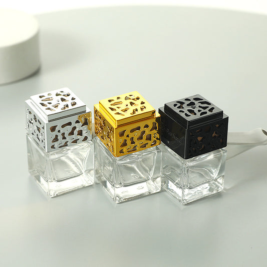 Clip Car Diffuser Glass Bottle/Jar