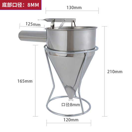 Steel Handheld Dispensing Funnel