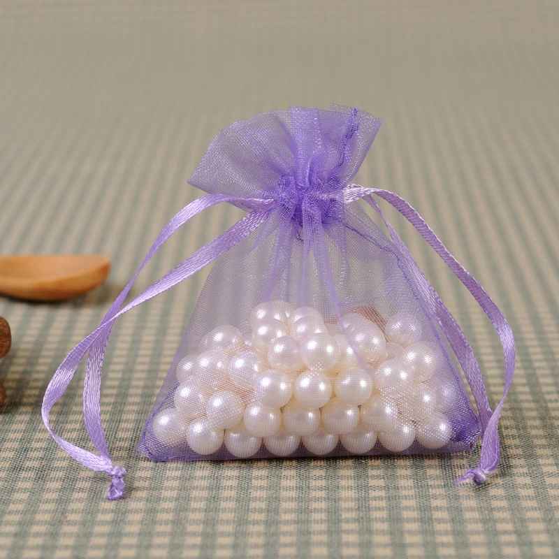5pcs Colorful Organza Gift Bag