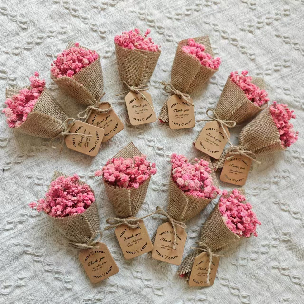 Magnet clip Baby's breath Dried Flowers