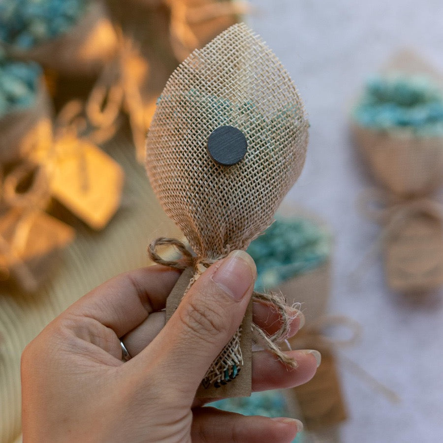 Magnet clip Baby's breath Dried Flowers