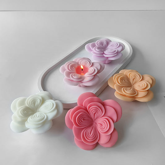 Flower Candle Silicone Mold
