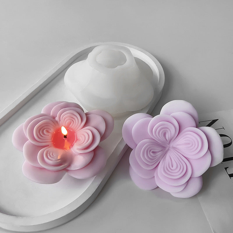Flower Candle Silicone Mold