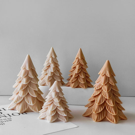 Christmas Tree Candle Silicone Mold