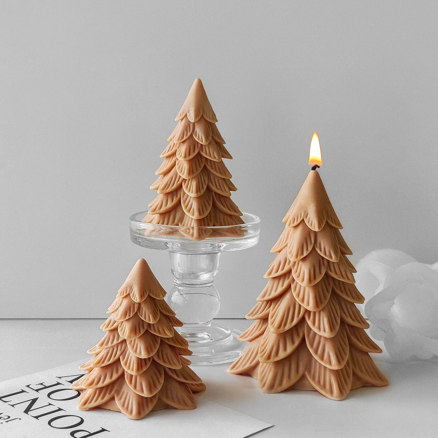 Christmas Tree Candle Silicone Mold