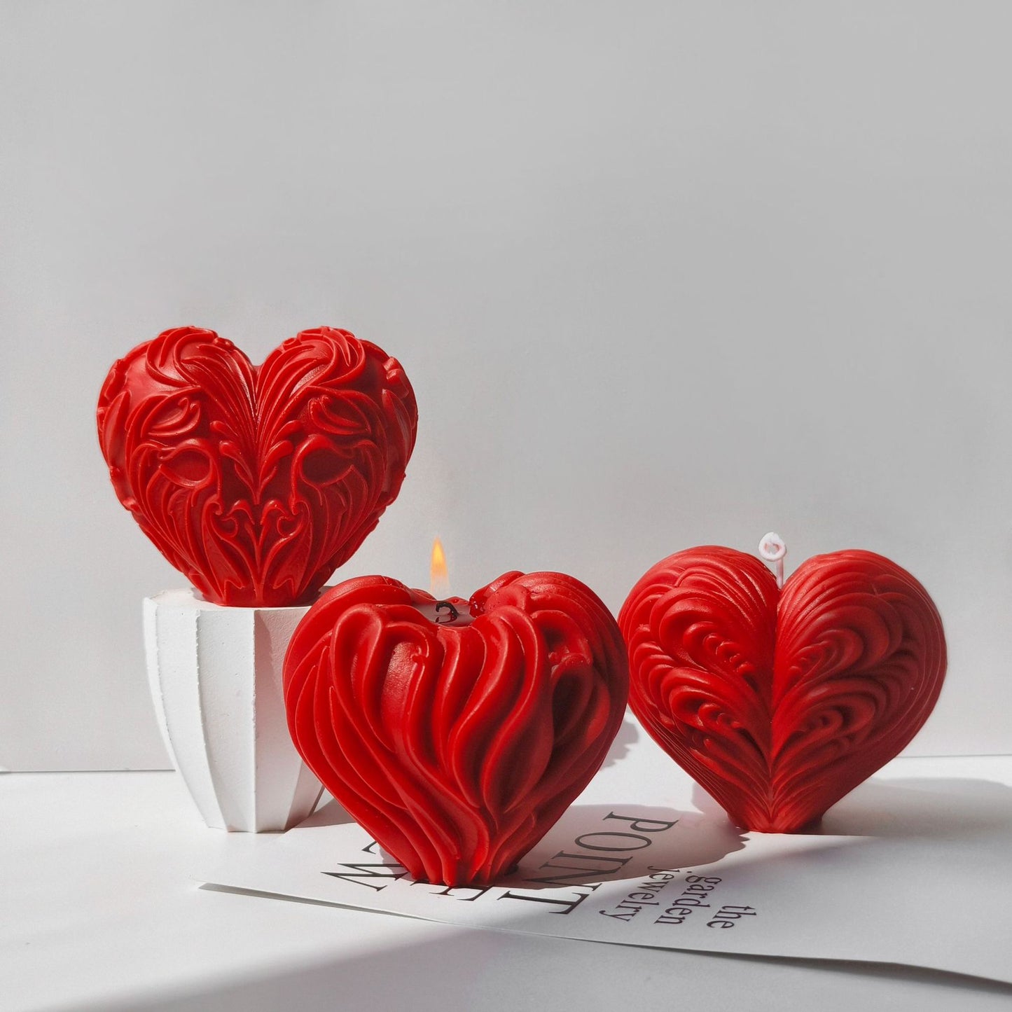 Heart Candle Silicone Mold