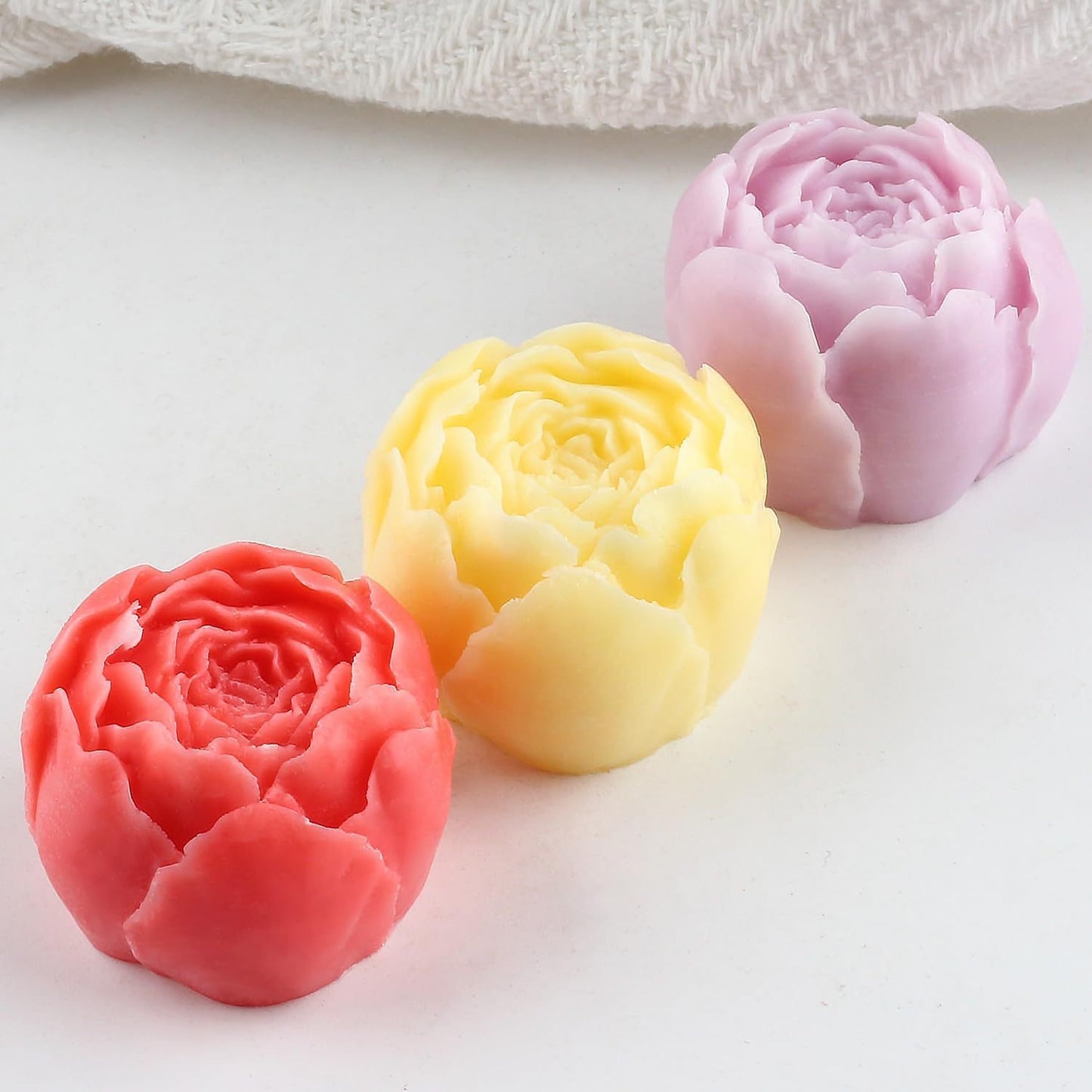 Rose Bud Candle Silicone Mold
