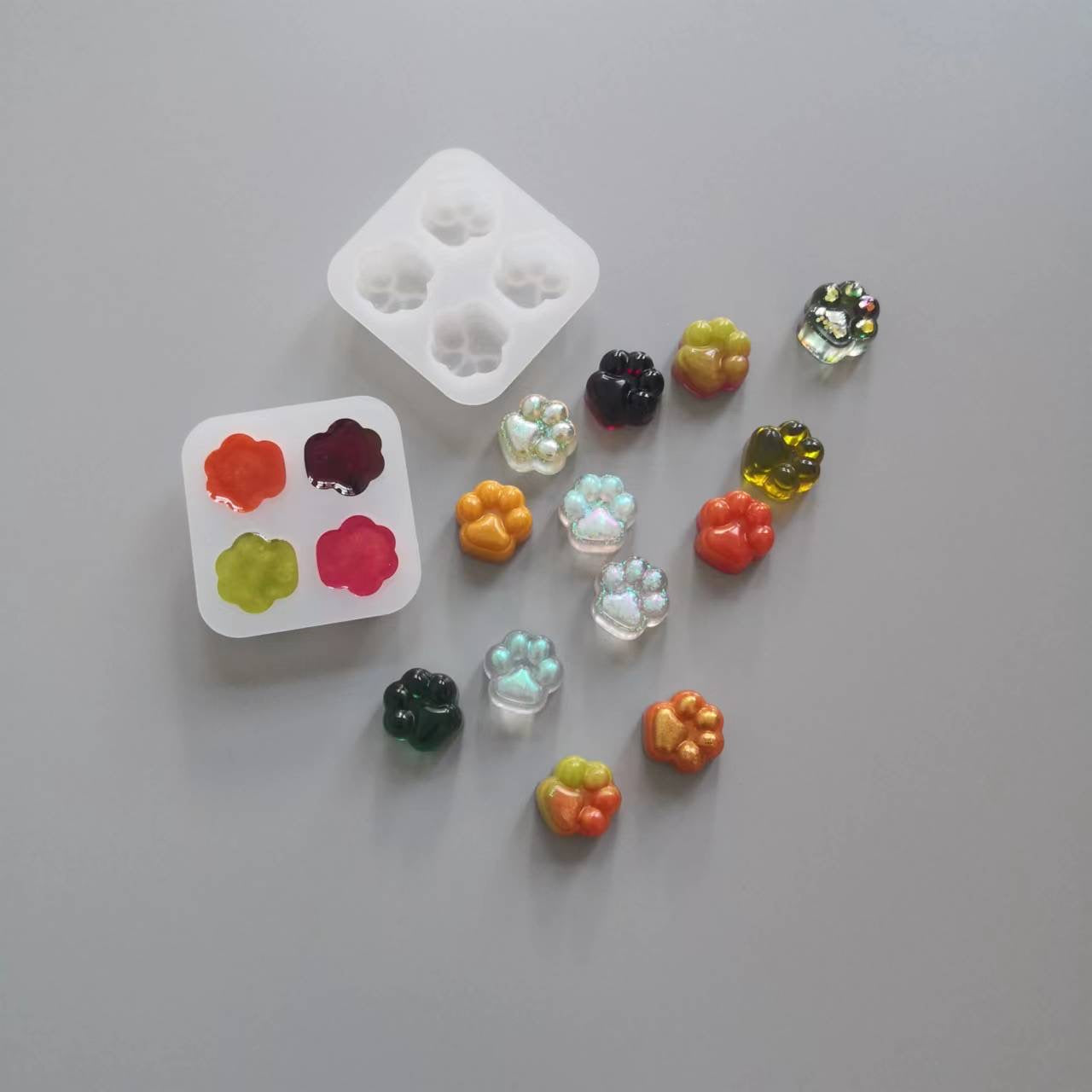 Mini Paw Silicone Charm Mold