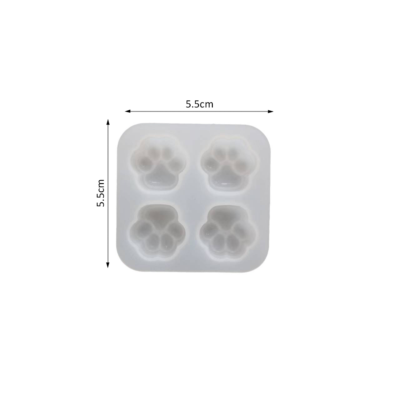 Mini Paw Silicone Charm Mold