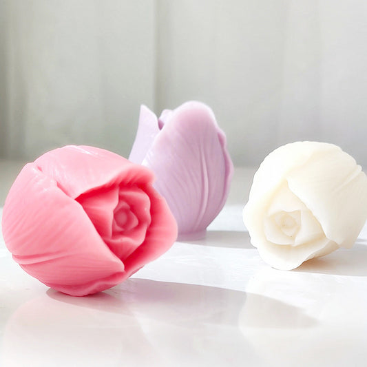 Tulip Flower Candle Silicone Molds