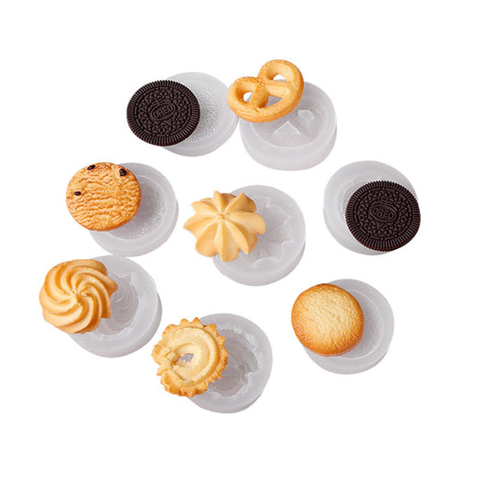 Cookie Biscuit Candle Silicone Mold