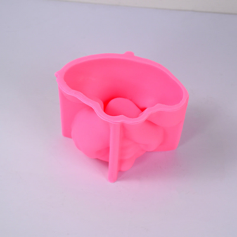 Lady's Face Vase Silicone Mold