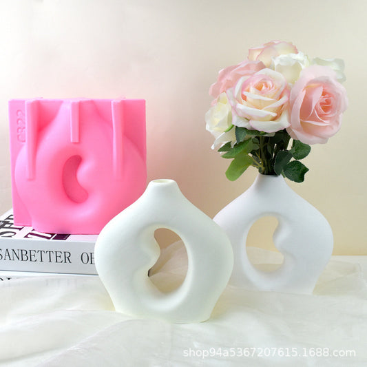 Geometry Shape Vase Silicone Mold