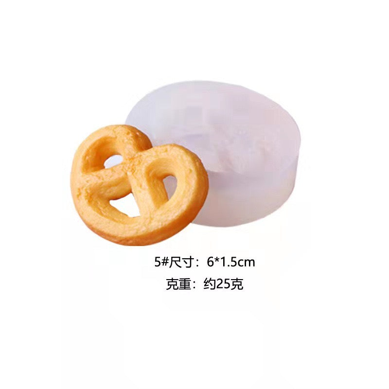 Cookie Biscuit Candle Silicone Mold