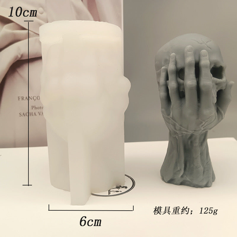 Skull Candle Silicone Mold