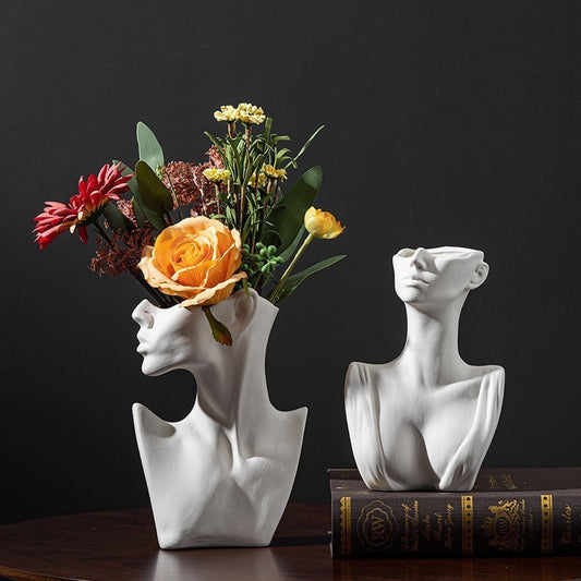 Face Vase Silicone Mold