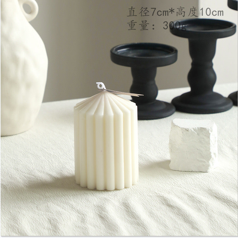 Cylindrical Pillar Candle Silicone Mold
